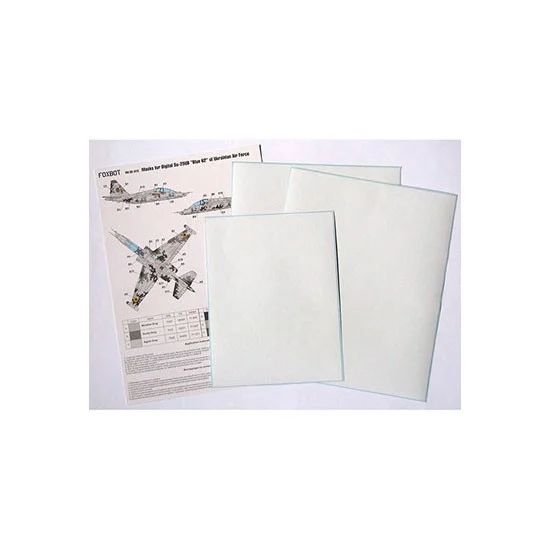 FOXBOT FM 32-010 1/32 Digital Su-25UB Blue 62, Ukranian AF, Digital Camo Masks for Trumpeter kit