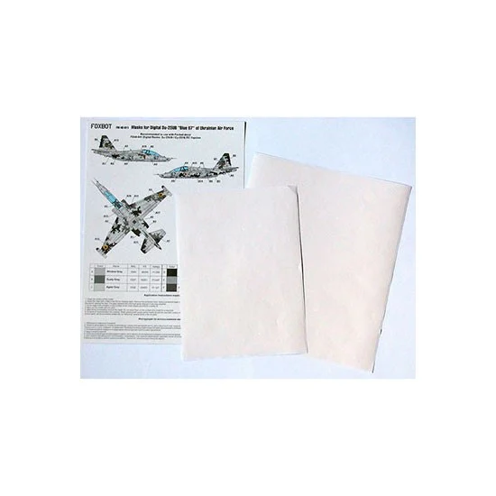 FOXBOT FM 48-011 1/48 Digital Su-25UB Blue 67, Ukranian AF, Digital Camo Masks
