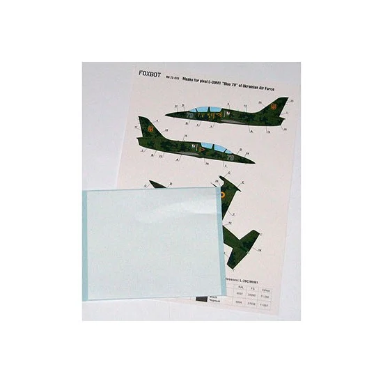 FOXBOT FM 72-015 1/72 pixel L-39M1 'Blue 79' of Ukrainian Air Force Masks for Eduard kit