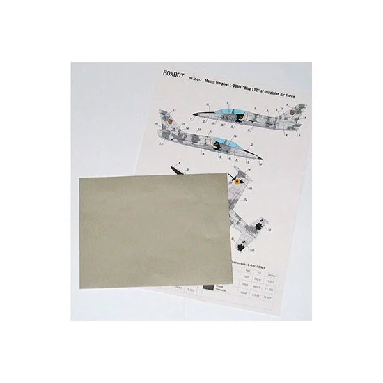 FOXBOT FM 72-017 1/72 Pixel L-39M1 'Blue 112' of Ukrainian Air Force Masks for Eduard kit
