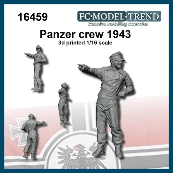 FC Model Trend 16459 1/16 Panzer Commander 1943 - Model Figures