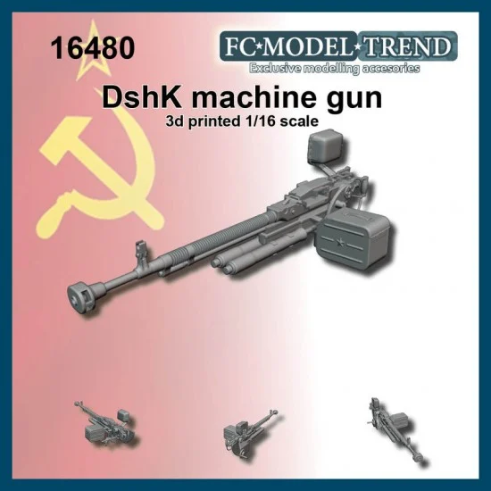 FC Model Trend 16480 1/16 Dshk Heavy Machine Gun - Model Figures