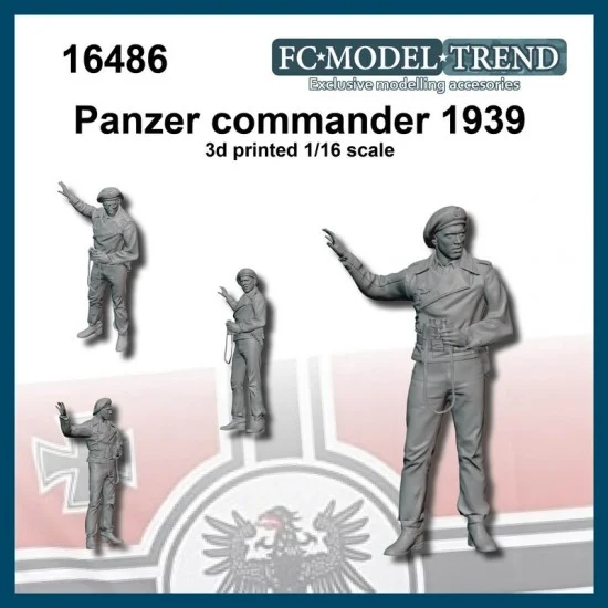 FC Model Trend 16486 1/16 Panzer Commander 1939 - Model Figures