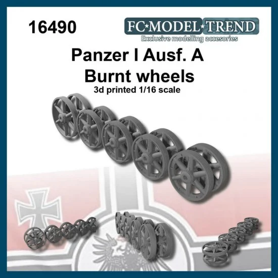 FC Model Trend 16490 1/16 Panzer I Ausf. A Burnt Wheels - Military Vehicles & Tanks