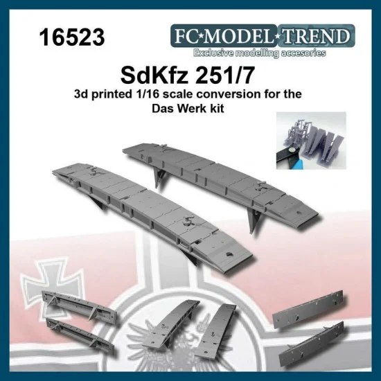 FC Model Trend 16523 1/16 Sdkfz 251/7 Conversion Set for Das Werk kits - Military Vehicles & Tanks