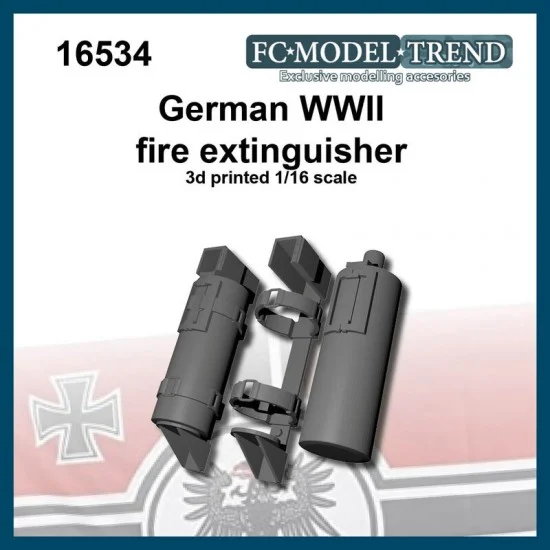 FC Model Trend 16534 1/16 WWII German Fire Extinguisher - Military Vehicles & Tanks
