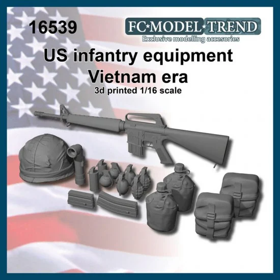 FC Model Trend 16539 1/16 US Infantry Equipment Vietnam era - Scenics & Diorama