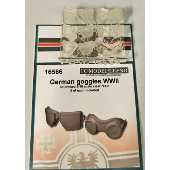 FC Model Trend 16566 1/16 WWII German Goggles - Model Figures