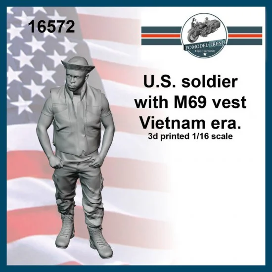 FC Model Trend 16572 1/16 Vietnam War US Soldier with M69 Vest - Model Figures
