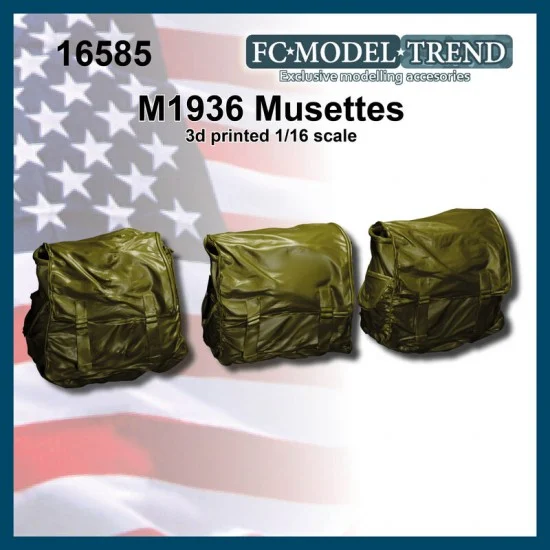 FC Model Trend 16585 1/16 WWII US M1936 Musette - Model Figures