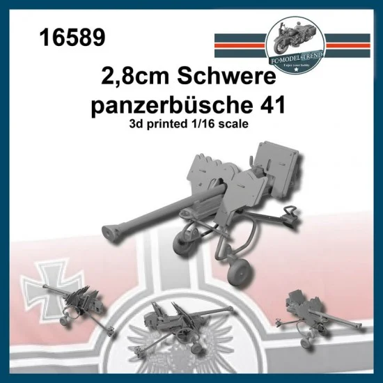 FC Model Trend 16589 1/16 2.8cm Panzerbusche 41 - Military Vehicles & Tanks