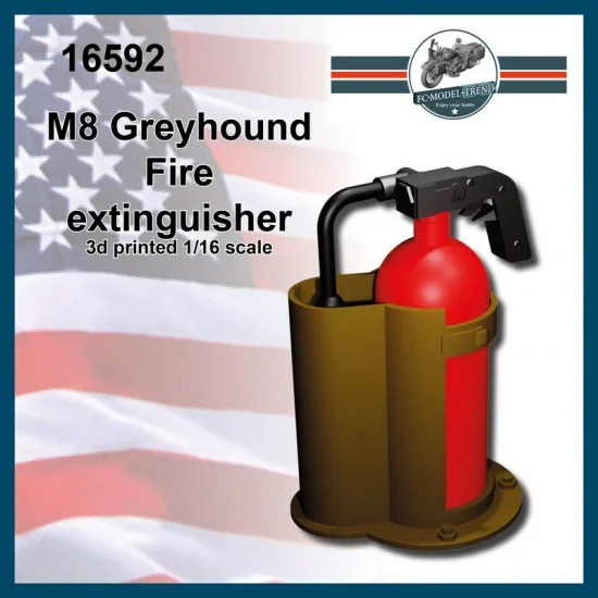 FC Model Trend 16592 1/16 M8 Greyhound Fire Extinguisher - Scenics & Diorama