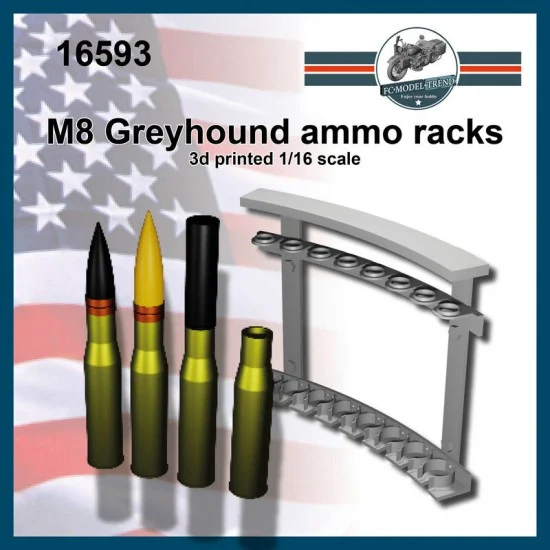 FC Model Trend 16593 1/16 M8 Greyhound Ammo Racks - Military Vehicles & Tanks