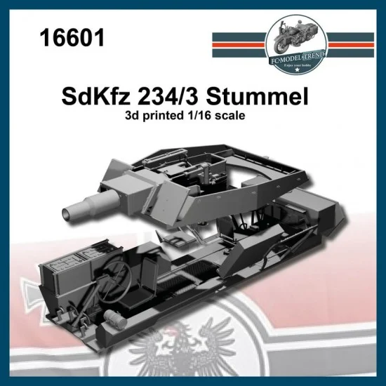 FC Model Trend 16601 1/16 SdKfz 234/3 Stummel Conversion Set - Military Vehicles & Tanks
