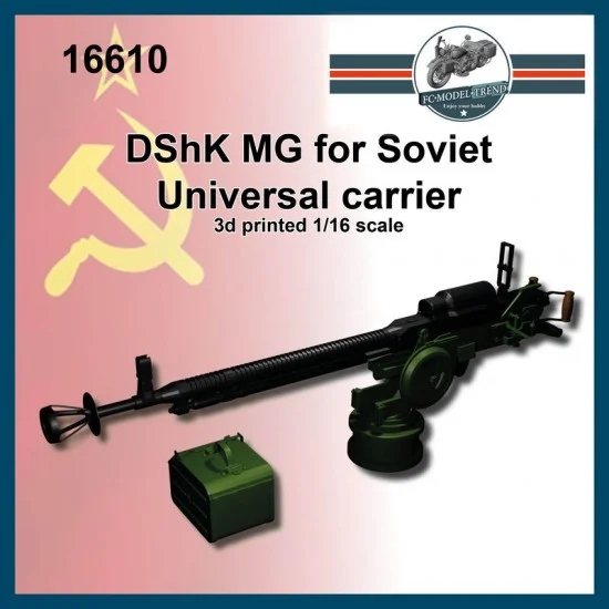 FC Model Trend 16610 1/16 DShK for Soviet Universal Carrier - Military Vehicles & Tanks