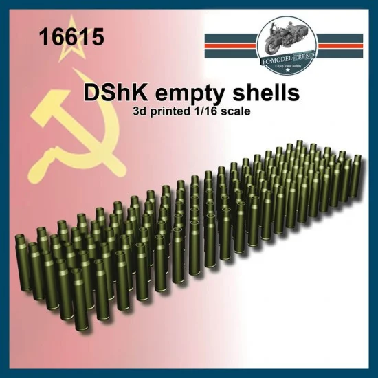 FC Model Trend 16615 1/16 DShK Empy Shells - Model Figures