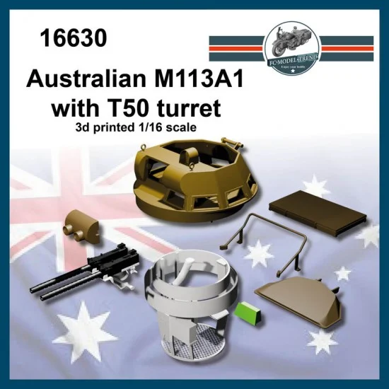 FC Model Trend 16630 1/16 Australian M113A1 With T50 Turret - Military Vehicles & Tanks