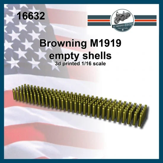 FC Model Trend 16632 1/16 Browning M1919 '30 Empty Shells (Scale Model) - Model Figures