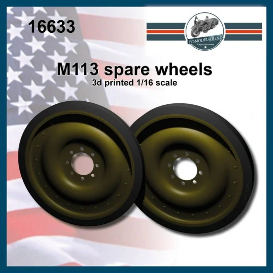 FC Model Trend 16633 1/16 M113 Spare Wheels - Military Vehicles & Tanks