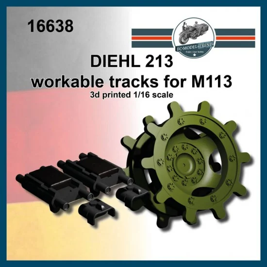 FC Model Trend 16638 1/16 M113 Diehl 213 Workable Tracks - Military Vehicles & Tanks