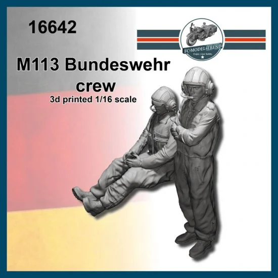 FC Model Trend 16642 1/16 Bundeswehr M113 Crew (2 Figures) - Model Figures