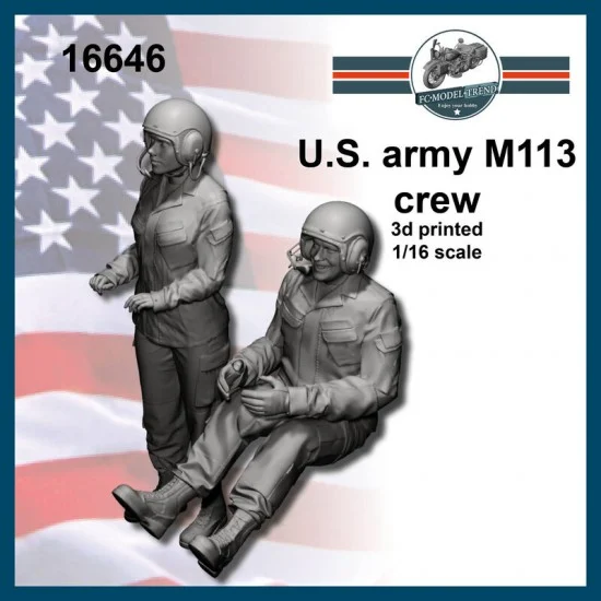 FC Model Trend 16646 1/16 Modern US Army M113 Crew - Model Figures