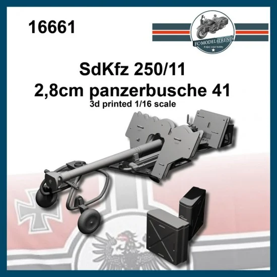FC Model Trend 16661 1/16 Sdkfz 250/11 2.8cm Panzerbusche 41 - Military Vehicles & Tanks