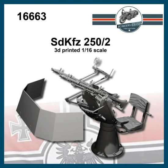 FC Model Trend 16663 1/16 Sdkfz 250/4 AA Zwillingssockel 36 - Military Vehicles & Tanks