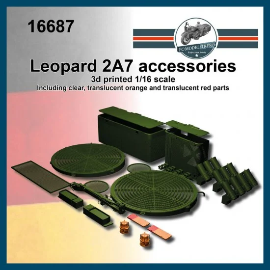 FC Model Trend 16687 1/16 Leopard 2A7 Accesories - Military Vehicles & Tanks
