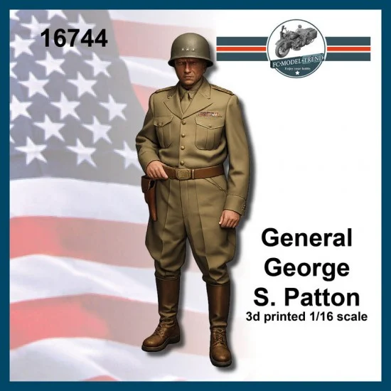 FC Model Trend 16744 1/16 General George S. Patton - Model Figures