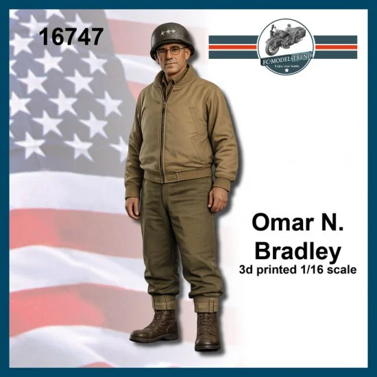 FC Model Trend 16747 1/16 General Omar N. Bradley - Model Figures