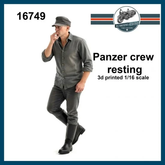 FC Model Trend 16749 1/16 Panzer Crew At Rest #2 - Model Figures