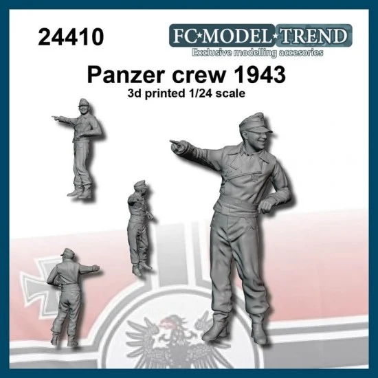 FC Model Trend 24410 1/24 Panzer Commander 1943 - Model Figures