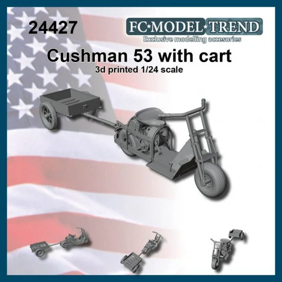 FC Model Trend 24427 1/24 Cushman 53 With Cart - Military Vehicles & Tanks
