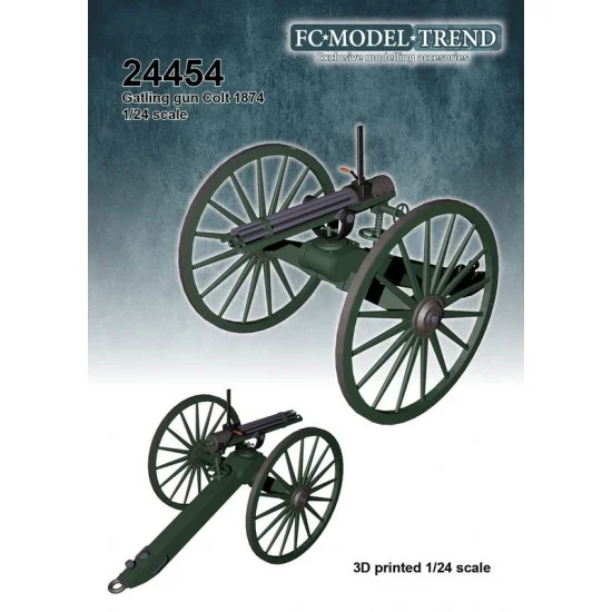 FC Model Trend 24454 1/24 Gatling Gun Colt 1874 - Military Vehicles & Tanks