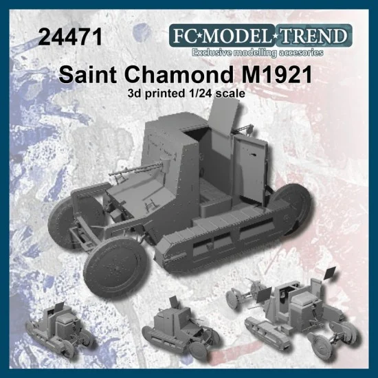 FC Model Trend 24471 1/24 Saint Chamond M1921 - Military Vehicles & Tanks