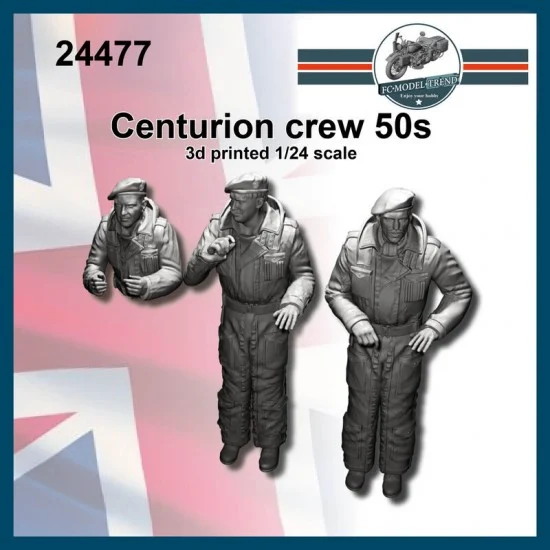 FC Model Trend 24477 1/24 Centurion Crew 50s (2 full figures and 1 bust) - Model Figures