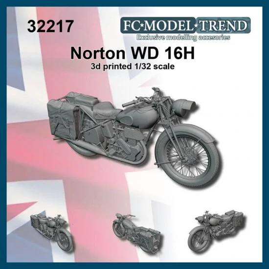 FC Model Trend 32217 1/32 WWII British Norton WD 16H Motorcycle - Military Vehicles & Tanks