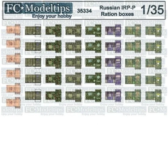FC Model Trend 35334 1/35 Modern Russian Ration Boxes IRP-P