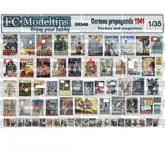 FC Model Trend 35349 1/35 German Propaganda 1941 - Scenics & Diorama