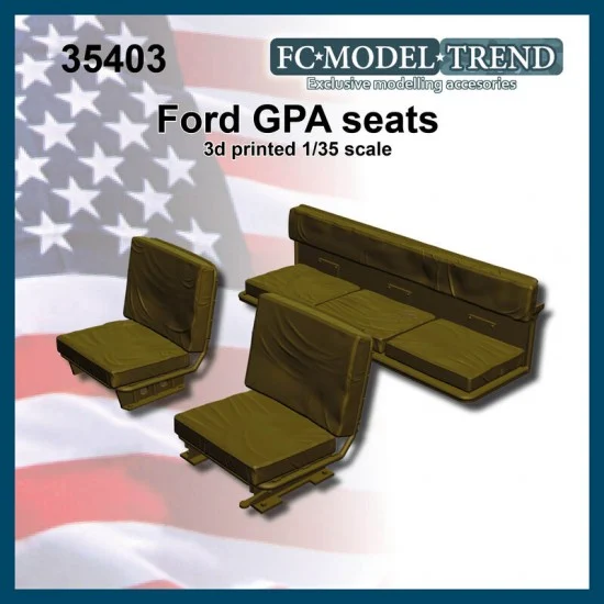 FC Model Trend 35403 1/35 Ford GPA Seats - Military Vehicles & Tanks