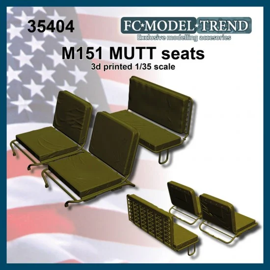 FC Model Trend 35404 1/35 M151 MUTT Seats - Military Vehicles & Tanks