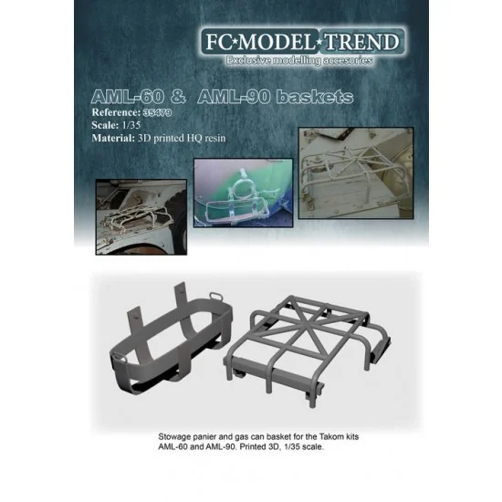 FC Model Trend 35479 1/35 Panhard AML-60/90 Baskets for Takom kits
