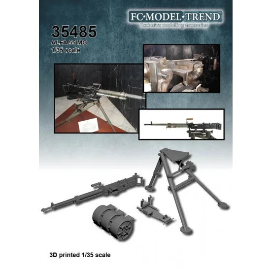 FC Model Trend 35485 1/35 ALFA 55 Machine Gun - Model Figures