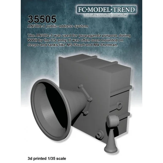 FC Model Trend 35505 1/35 Speakers AN/IUQ-1 Public Address System