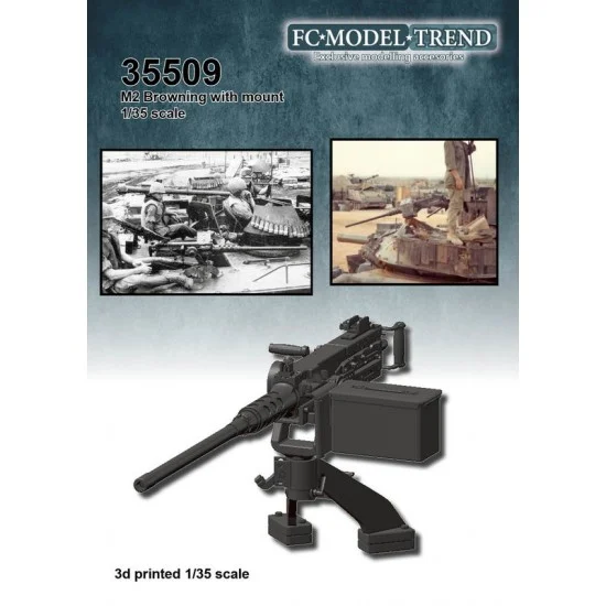 FC Model Trend 35509 1/35 M2 Browning with Mount - Military Vehicles & Tanks