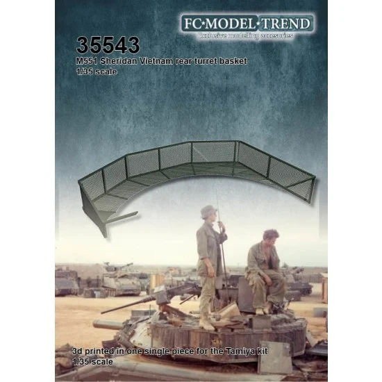 FC Model Trend 35543 1/35 Vietnam War M551 Sheridan Rear Turret Basket for Tamiya kits - Military Vehicles & Tanks
