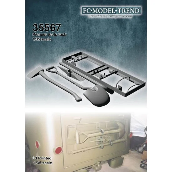 FC Model Trend 35567 1/35 US Pioneer Tools Rack - Military Vehicles & Tanks
