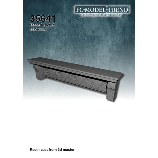 FC Model Trend 35641 1/35 Stone Bench - Scenics & Diorama