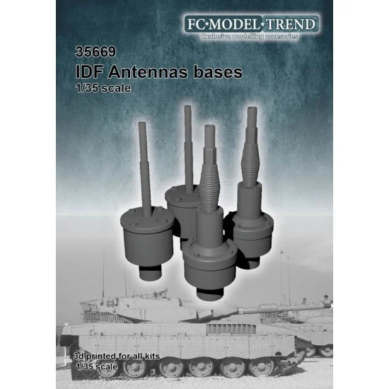 FC Model Trend 35669 1/35 IDF Antennas Bases - Military Vehicles & Tanks